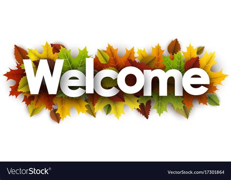 Welcome Banner .